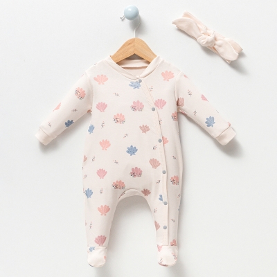 ESYA BABY UNISEX 3-6-9 AY İSTİRİDYE PATİKLİ TULUM