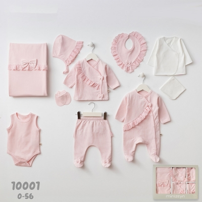 MİNİZEYN KIZ 0-3 AY PRETTY GIRL 10LU SET