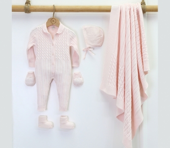 NİPPERLAND UNISEX YENİDOĞAN FİTİL ÖRGÜLÜ 5Lİ SET