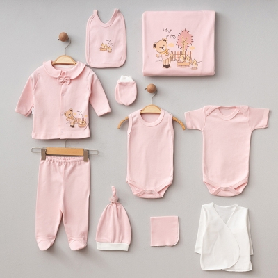 ZIPIR UNISEX 0-3 AY AYICIKLI CİVCİVLİ 10LU SET