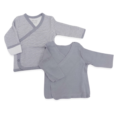 LOVEMAXX UNISEX 0-3 AY ÇİZGİLİ İÇ ZIBIN SET