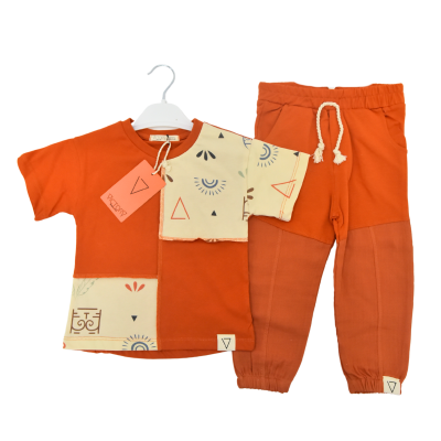 BABY COOL ERKEK 2-3-4-5 YAŞ ÇAPRAZ BASKI TAKIM