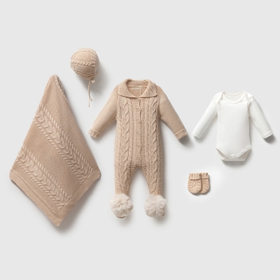 NİPPERLAND UNISEX 0-3 AY CARMEN 5Lİ SET