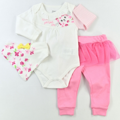 KITTY KIZ BODYLİ 3LÜ SET
