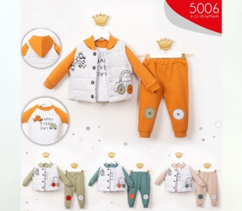 HIPPIL ERKEK 9-12-18 BEEP BEEP 3LÜ TAKIM
