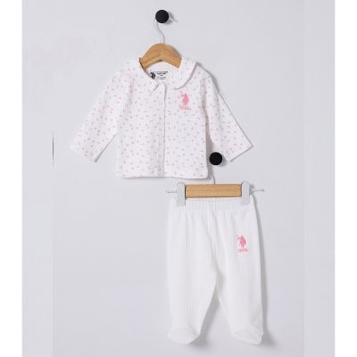 US POLO KIZ 0/3-3/6-6/9 AY 2Lİ TAKIM