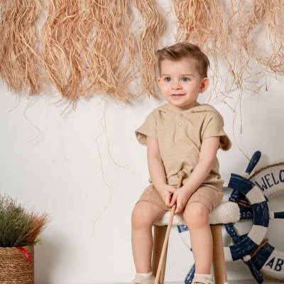 JOVİEL ERKEK 9-12-18-24-36 AY CEPLİ DÜĞMELİ TAKIM