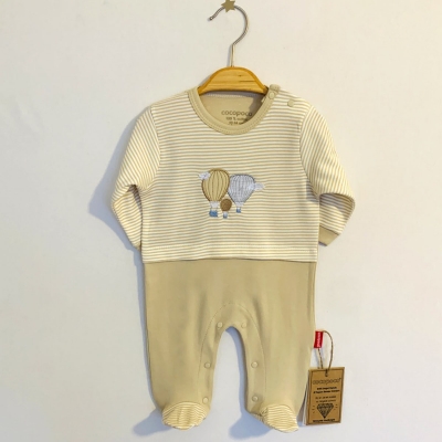 COCOPOCO ERKEK 0-3-6 AY BALON NAKIŞLI TULUM