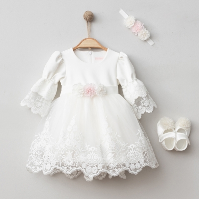 PUGİ KIZ 0/3-3/6 AY MİMOZA MEVLÜTLÜK SET
