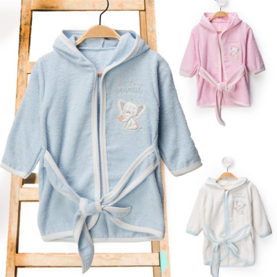 BUUDE UNISEX 2-3 YAŞ FİL BORNOZ