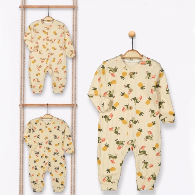 BEYAZ BEBEK UNISEX 6-9-12-18 AY TOUCAN DESEN TULUM