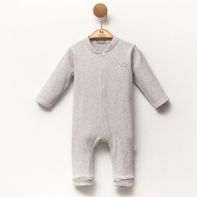CASSİOPE UNISEX 3-6-9 AY NAKIŞLI WAFFLE TULUM