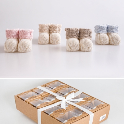 NİPPERLAND UNISEX 0-12 AY ÇİFT RENKLİ PATİK